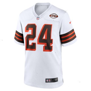 Nick Chubb Cleveland Browns Nike 1946 Collection Alternate Game Jersey - White