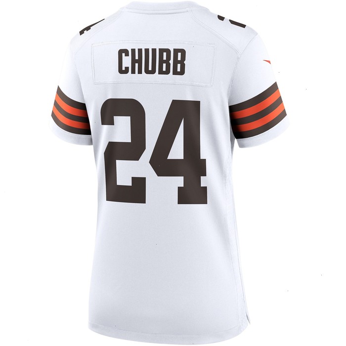 Nick Chubb Cleveland Browns Nike Women's Game Jersey - White