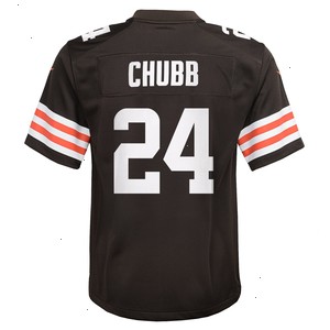 Nick Chubb Cleveland Browns Nike Youth Game Jersey - Brown V1