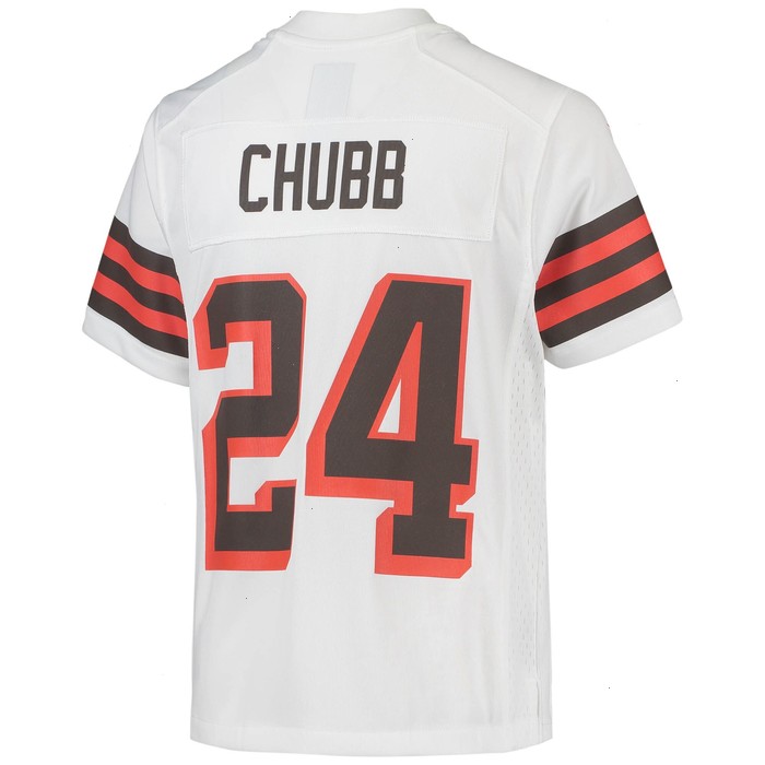 Nick Chubb Cleveland Browns Nike Youth Game Jersey - White