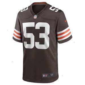 Nick Harris Cleveland Browns Nike Game Jersey - Brown