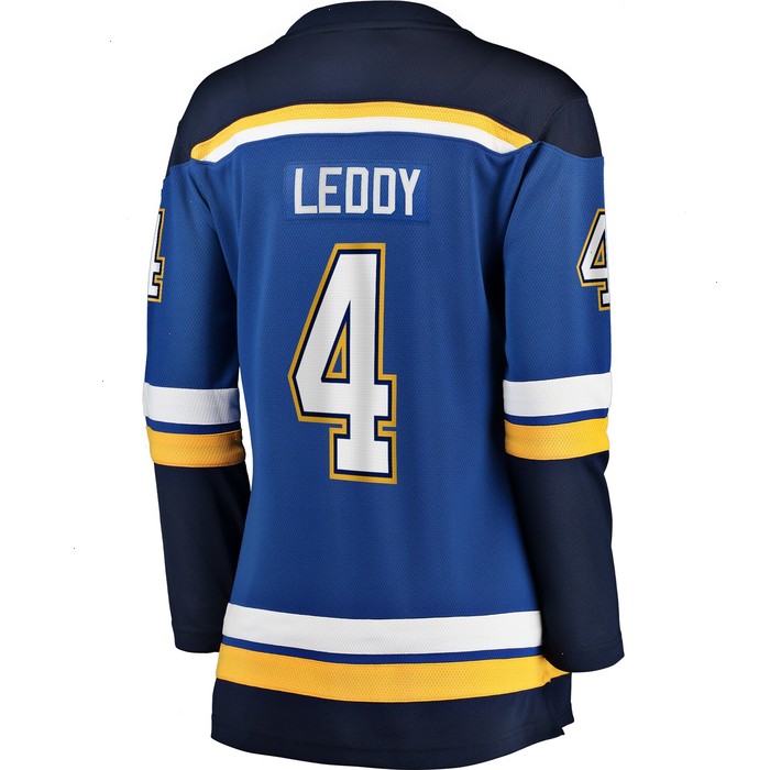 Nick Leddy St. Louis Blues Fanatics Branded Women's Home Breakaway Player Jersey - Blue