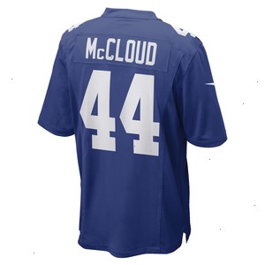 Nick McCloud New York Giants Nike Game Player Jersey - Royal