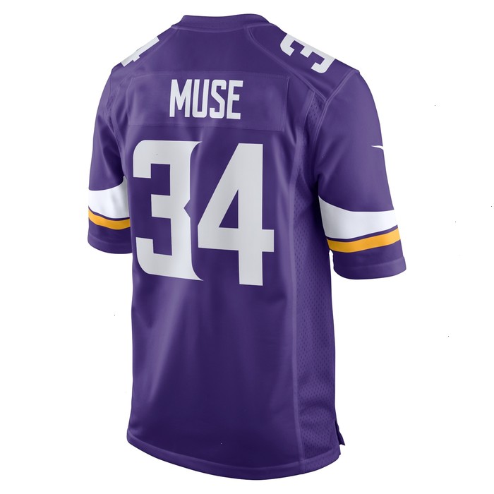 Nick Muse Minnesota Vikings Nike Home Game Player Jersey - Purple