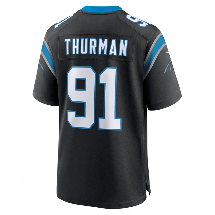 Nick Thurman Carolina Panthers Nike Team Game Jersey - Black