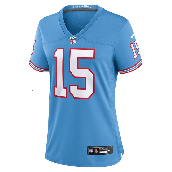 Nick Westbrook-Ikhine Tennessee Titans Nike Women's Oilers Throwback Player Game Jersey - Light Blue