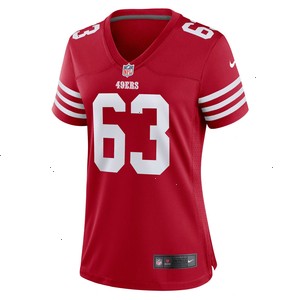 Nick Zakelj San Francisco 49ers Nike Women's Game Player Jersey - Scarlet