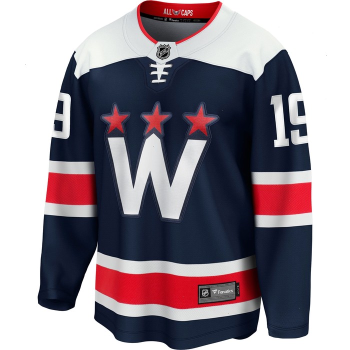 Nicklas Backstrom Washington Capitals Fanatics Branded Alternate 2020/21 Premier Breakaway Player Jersey - Navy