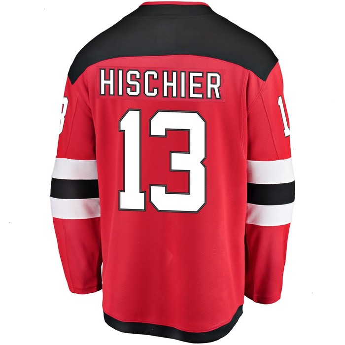 Nico Hischier New Jersey Devils Fanatics Branded Breakaway Player Jersey - Red