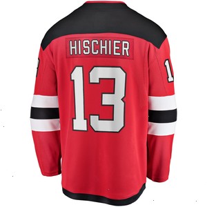 Nico Hischier New Jersey Devils Fanatics Branded Home Premier Breakaway Player Jersey - Red