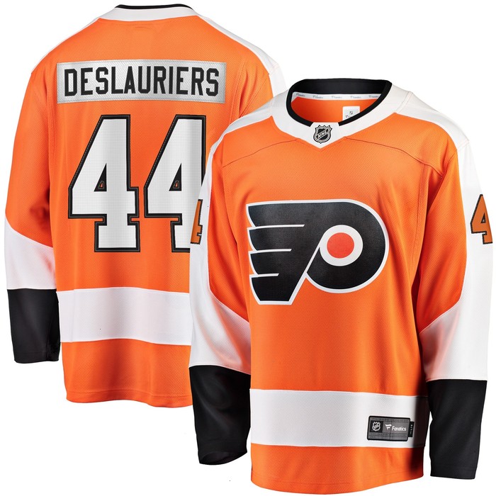 Nicolas Deslauriers Philadelphia Flyers Fanatics Branded Home Breakaway Player Jersey - Orange