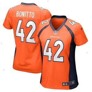 Nik Bonitto Denver Broncos Nike Women's Game Player Jersey - Orange