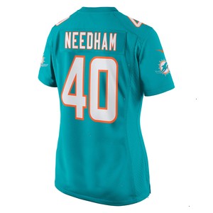 Nik Needham Miami Dolphins Nike Women's Game Jersey - Aqua