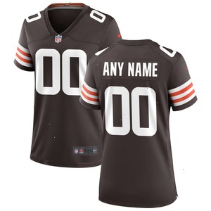 Nike Cleveland Browns Women's Custom Game Jersey - Brown