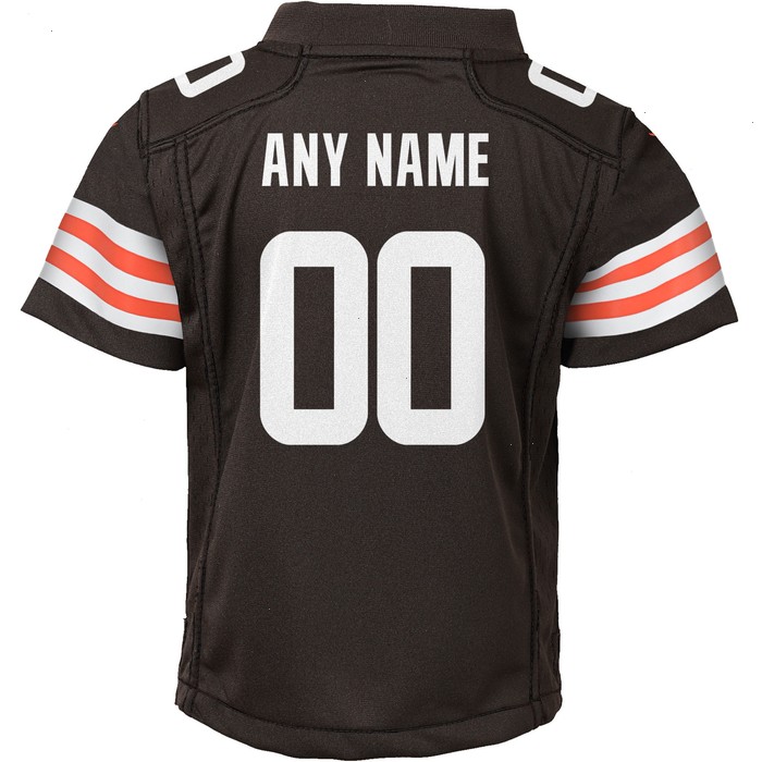 Nike Cleveland Browns Youth Custom Game Jersey - Brown