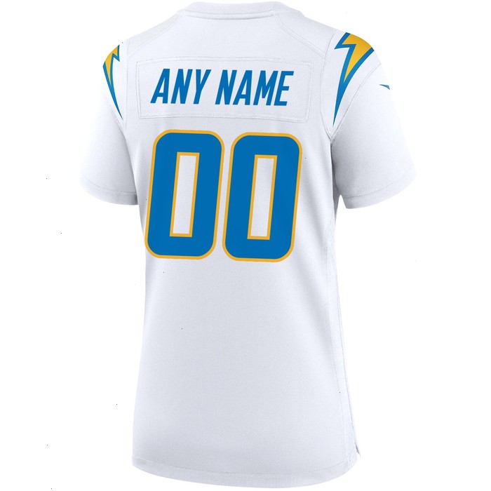 Nike Los Angeles Chargers Women's Custom Game Jersey - White