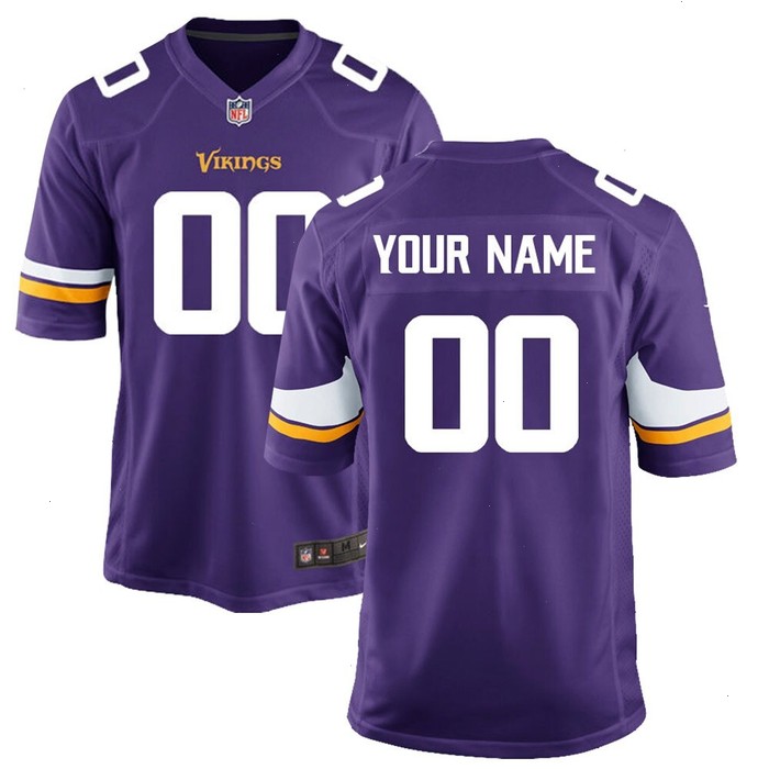 Nike Minnesota Vikings Youth Custom Game Jersey