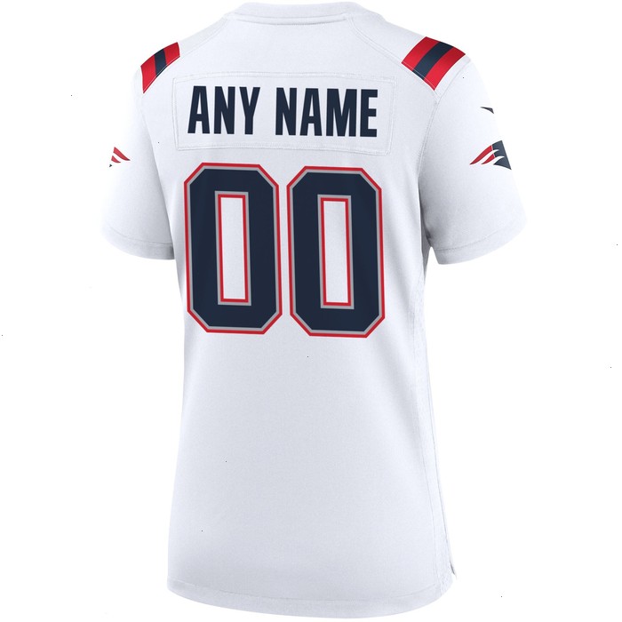 Nike New England Patriots Women's Custom Game Jersey - White