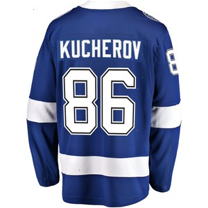 Nikita Kucherov Tampa Bay Lightning Fanatics Branded Home Breakaway Player Jersey - Blue