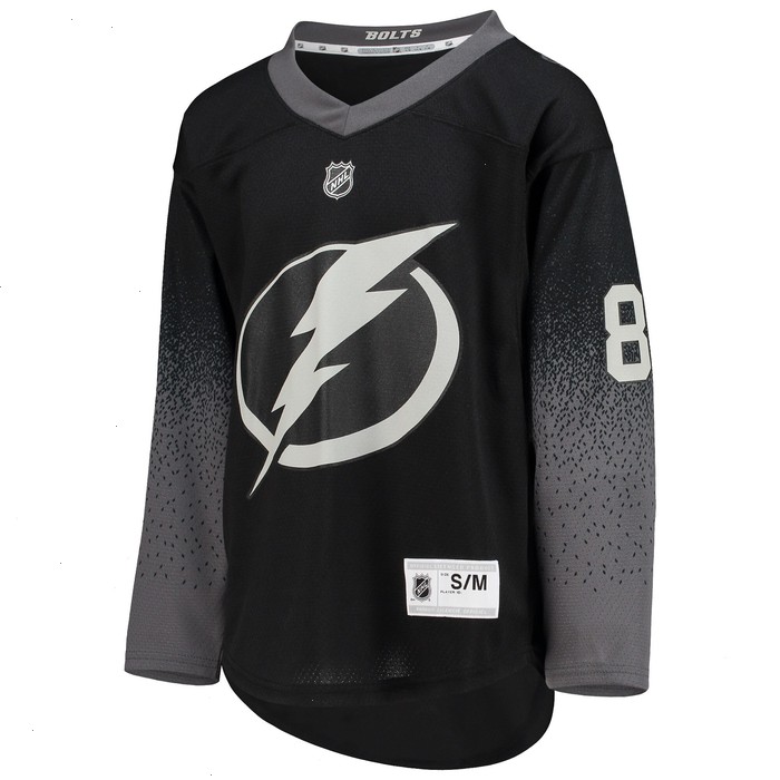 Nikita Kucherov Tampa Bay Lightning Youth Alternate Replica Player Jersey - Black