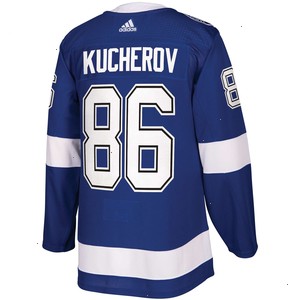 Nikita Kucherov Tampa Bay Lightning adidas 2021 Stanley Cup Champions Authentic Player Jersey - Blue