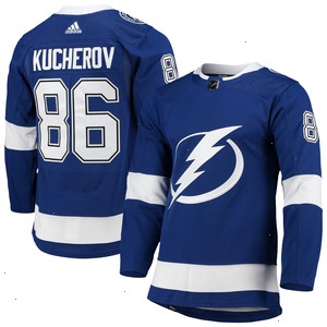 Nikita Kucherov Tampa Bay Lightning adidas Home Primegreen Authentic Pro Player Jersey - Blue