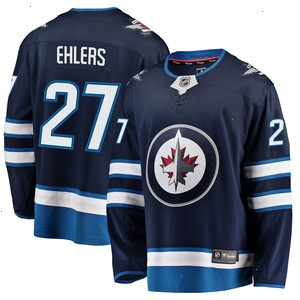 Nikolaj Ehlers Winnipeg Jets Fanatics Branded Breakaway Replica Jersey - Navy