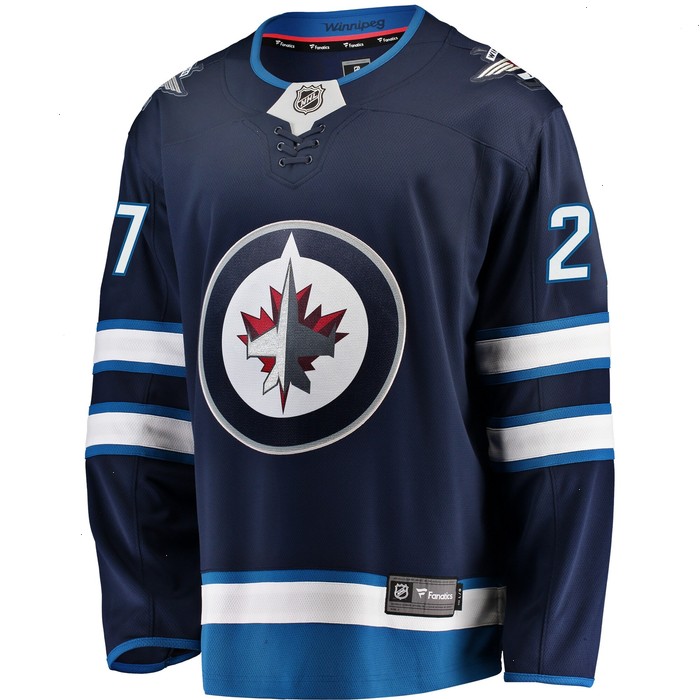 Nikolaj Ehlers Winnipeg Jets Fanatics Branded Breakaway Replica Jersey - Navy