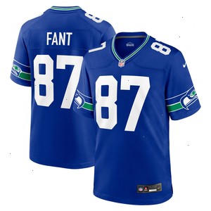 Noah Fant Seattle Seahawks Nike Throwback Player Game Jersey - Royal