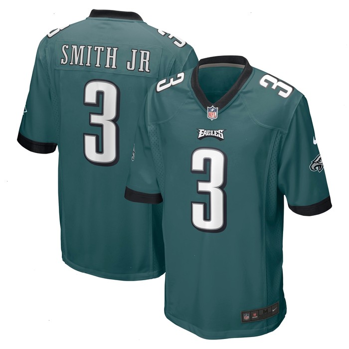 Nolan Smith Philadelphia Eagles Nike 2023 NFL Draft First Round Pick Game Jersey - Midnight Green