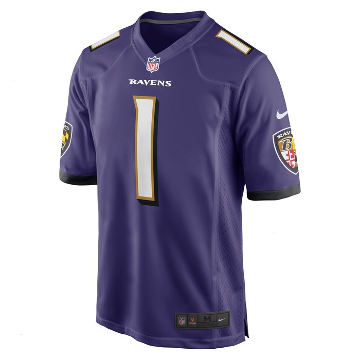 Number 1 Dad Baltimore Ravens Nike Game Jersey - Purple