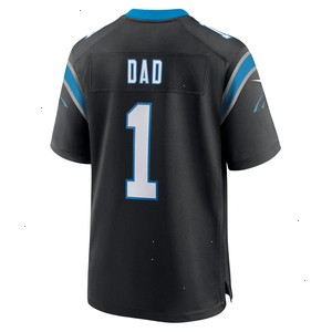 Number 1 Dad Carolina Panthers Nike Game Jersey - Black