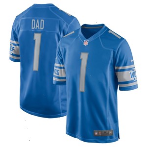 Number 1 Dad Detroit Lions Nike Game Jersey - Blue