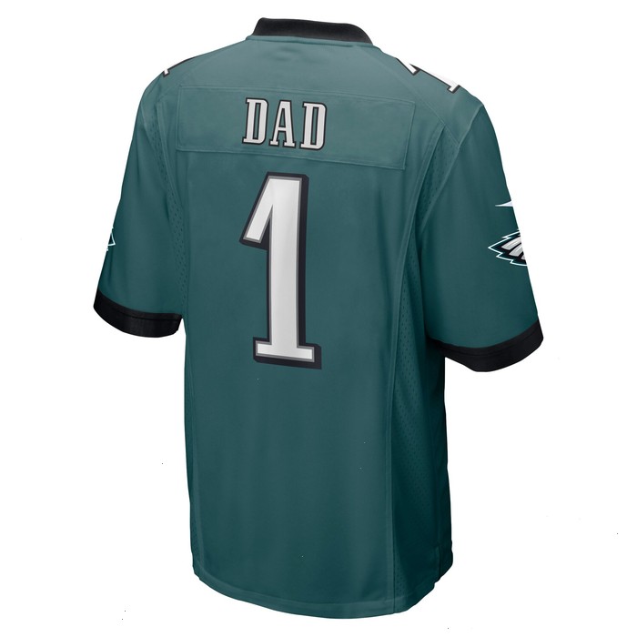 Number 1 Dad Philadelphia Eagles Nike Game Jersey - Midnight Green