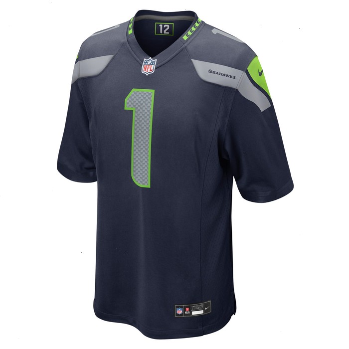 Number 1 Dad Seattle Seahawks Nike Game Jersey - College Navy