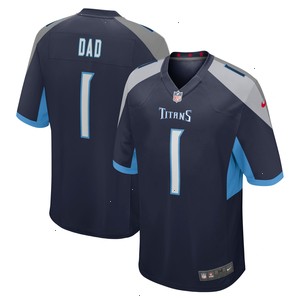 Number 1 Dad Tennessee Titans Nike Game Jersey - Navy