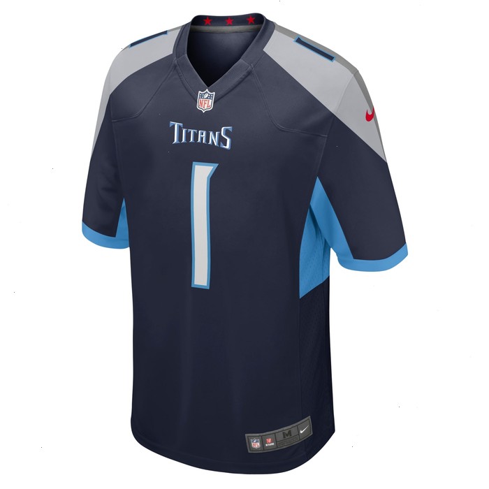 Number 1 Dad Tennessee Titans Nike Game Jersey - Navy