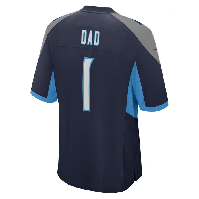 Number 1 Dad Tennessee Titans Nike Game Jersey - Navy