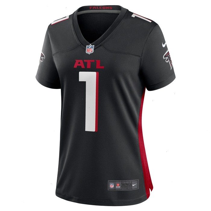 Number 1 Mom Atlanta Falcons Nike Women's Game Jersey - Black