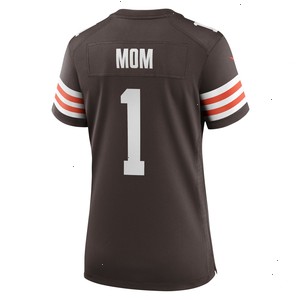 Number 1 Mom Cleveland Browns Nike Women's Game Jersey - Brown