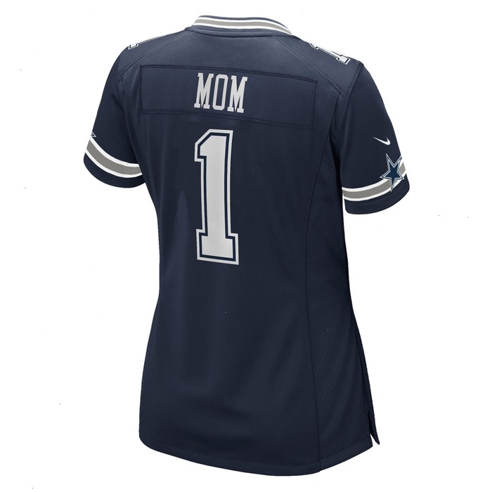 Number 1 Mom Dallas Cowboys Nike Women's Game Jersey - Navy