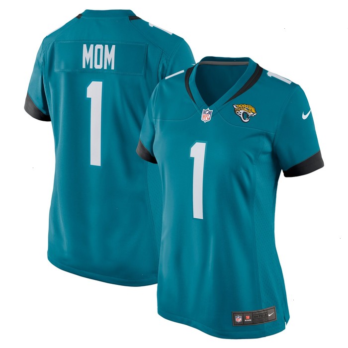 Number 1 Mom Jacksonville Jaguars Nike Women's Game Jersey - Teal