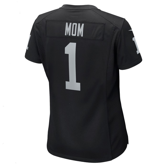 Number 1 Mom Las Vegas Raiders Nike Women's Game Jersey - Black