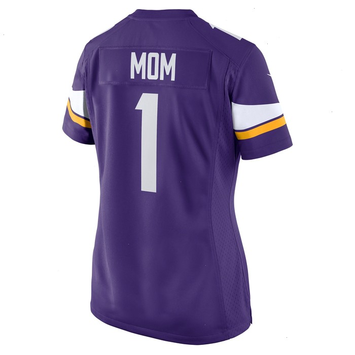 Number 1 Mom Minnesota Vikings Nike Women's Game Jersey - Purple