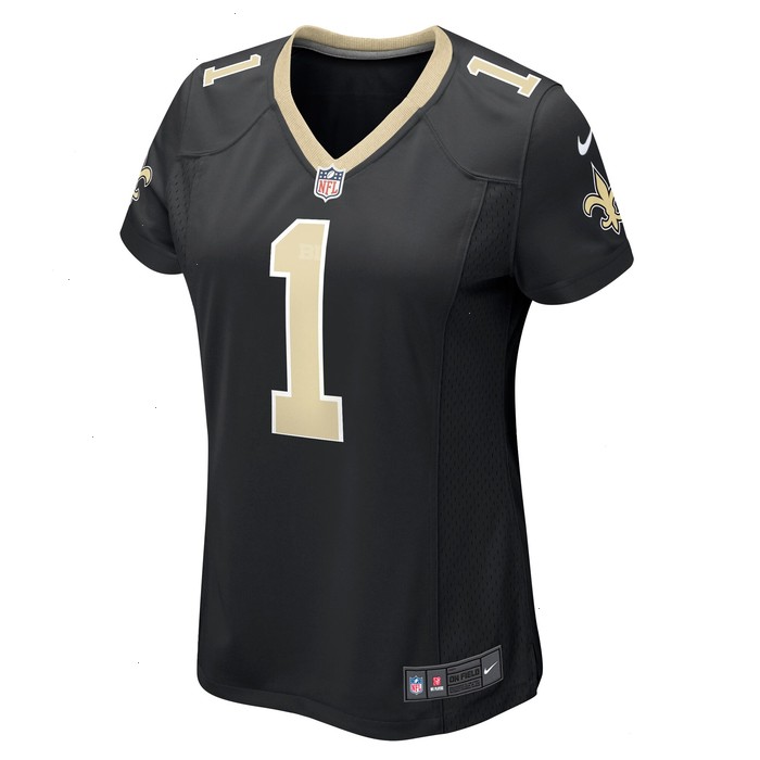 Number 1 Mom New Orleans Saints Nike Women's Game Jersey - Black