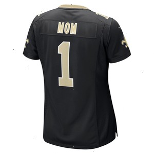 Number 1 Mom New Orleans Saints Nike Women's Game Jersey - Black