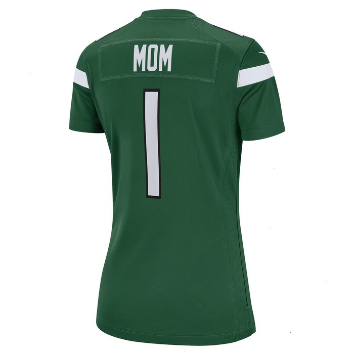 Number 1 Mom New York Jets Nike Women's Game Jersey - Gotham Green