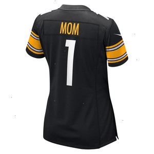 Number 1 Mom Pittsburgh Steelers Nike Women's Game Jersey - Black