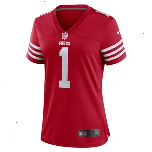 Number 1 Mom San Francisco 49ers Nike Women's Game Jersey - Scarlet