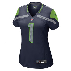 Number 1 Mom Seattle Seahawks Nike Women's Game Jersey - College Navy